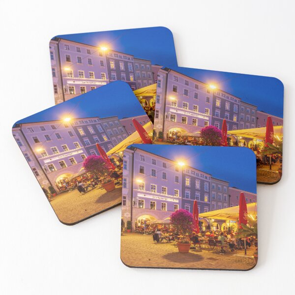 Item preview, Max-Josefs-Platz at dusk, Rosenheim, Upper Bavaria designed and sold by Torsten  Krüger.