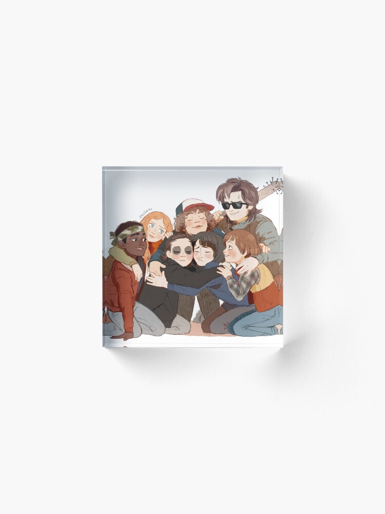 Alternate view of big hug Acrylic Block