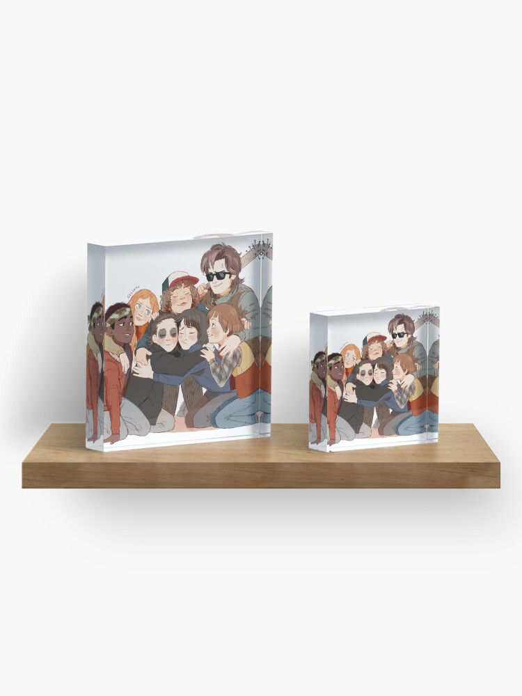 Alternate view of big hug Acrylic Block