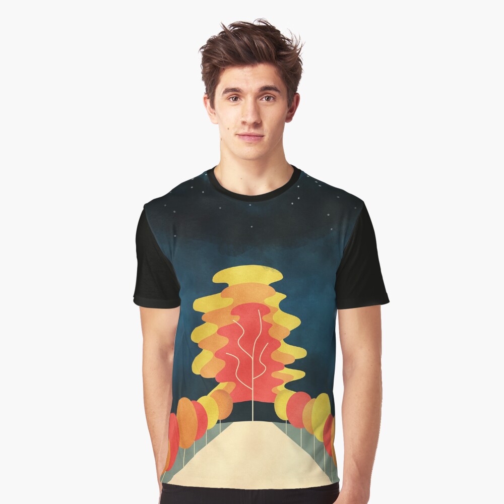 The Universe Tree Graphic T-Shirt