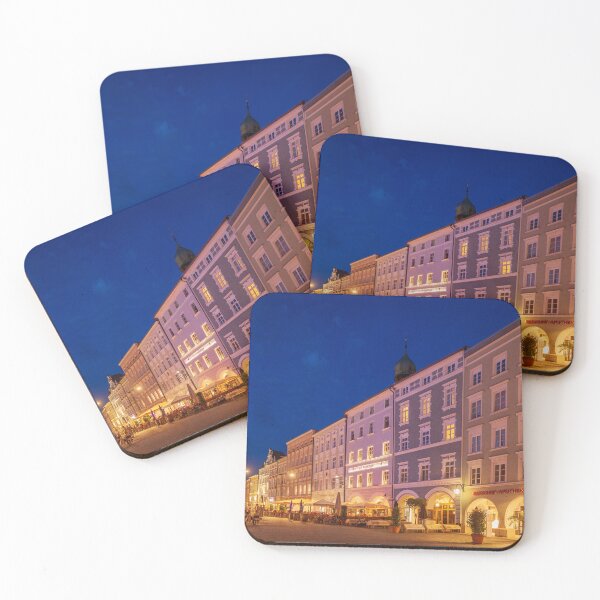 Item preview, Max-Josefs-Platz at dusk, Rosenheim designed and sold by Torsten  Krüger.