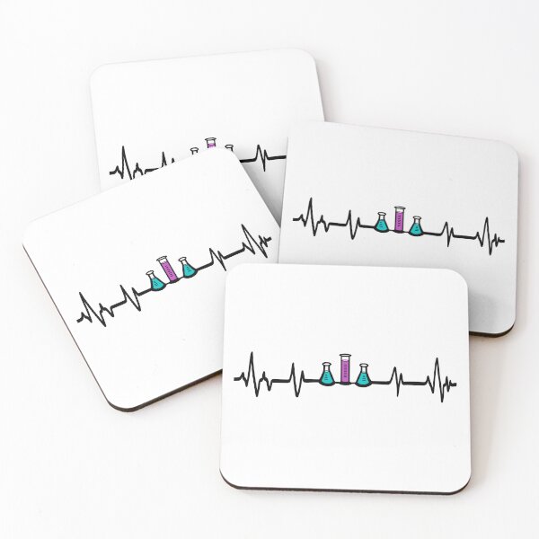 Item preview, Laboratory heartbeat, colorful version designed and sold by Osher-BioArt.