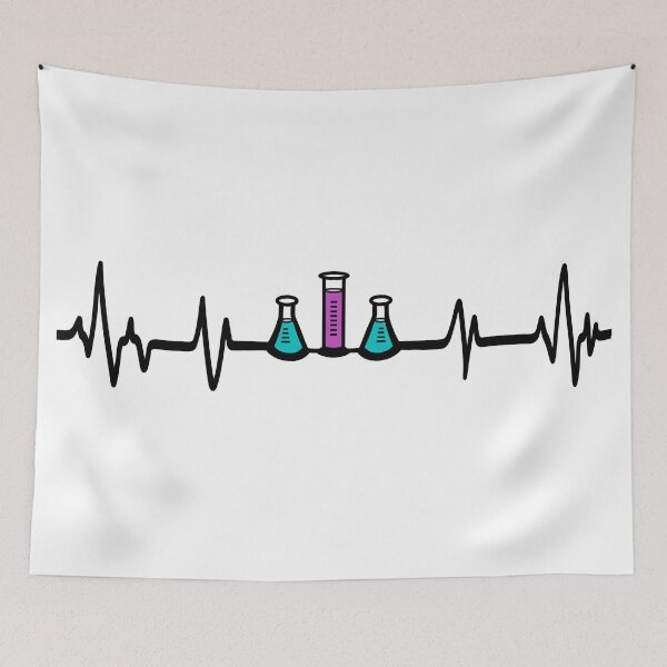 Item preview, Laboratory heartbeat, colorful version designed and sold by Osher-BioArt.