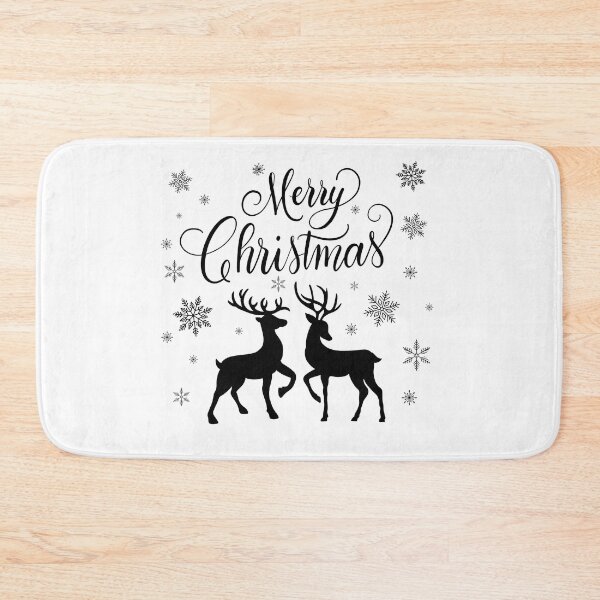Item preview, Merry Christmas. Snowflakes, deer and deer designed and sold by Sandra Brezina.