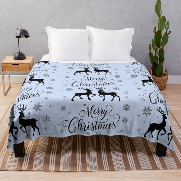 Item preview, Merry Christmas. Snowflakes, deer and deer designed and sold by Sandra Brezina.