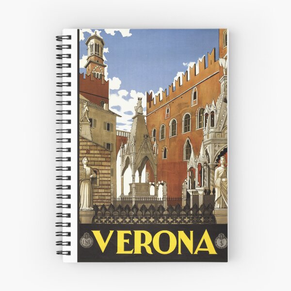 Item preview, Vintage Verona Travel Art designed and sold by VintageArtRepro.