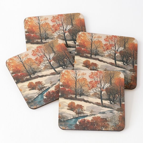 Item preview, Colorful Painted Fall Day  designed and sold by HappyLifeCreate.