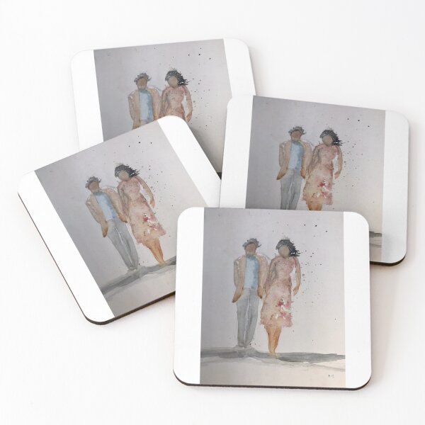 Item preview, Couple walking.  designed and sold by watercolorsLiz.