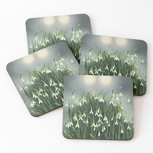 Item preview, Snowdrop Flowers for January designed and sold by FamiliarPufferfish.