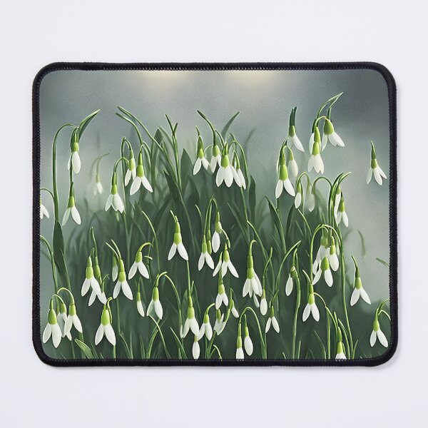 Item preview, Snowdrop Flowers for January designed and sold by FamiliarPufferfish.