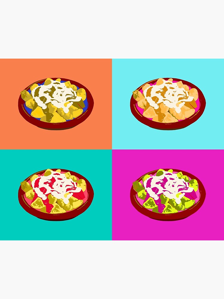 "Patatas Bravas Pop Art" Poster for Sale by BasicBarcelona Redbubble