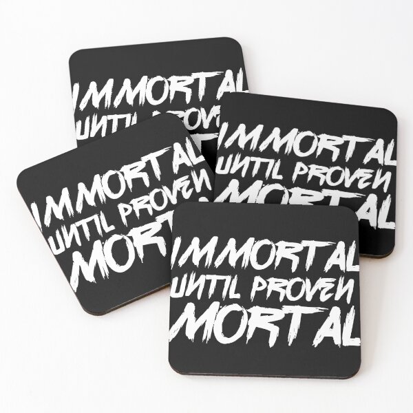 Item preview, immortal until proven mortal designed and sold by Alizo  Antique.