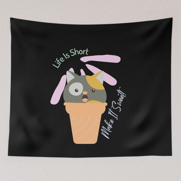 Item preview, Orange Tabby Cat Ice Cream designed and sold by TowTees.