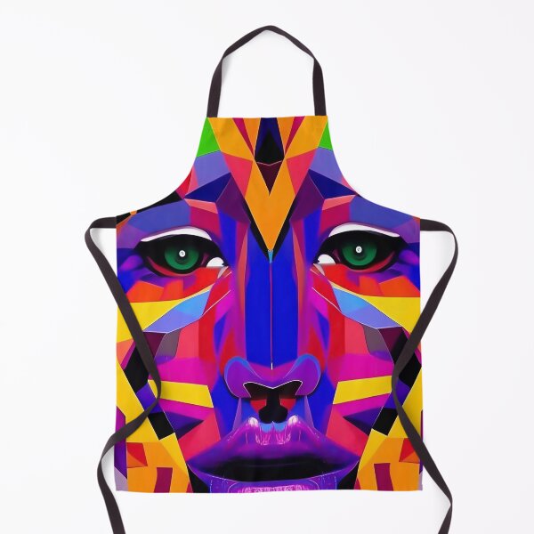 Item preview, Colorful Abstract Geometric Face designed and sold by CattlettArt.