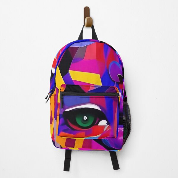 Item preview, Colorful Abstract Geometric Face designed and sold by CattlettArt.