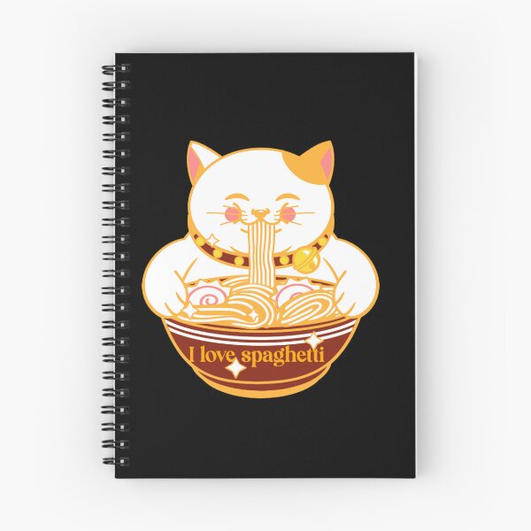 Item preview, Design for cats that love to eat spaghetti designed and sold by MinimalMuse Designs.