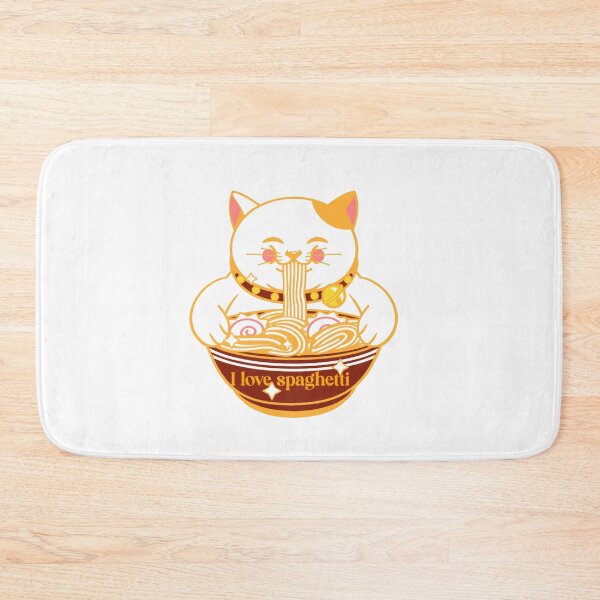 Item preview, Design for cats that love to eat spaghetti designed and sold by MinimalMuse Designs.