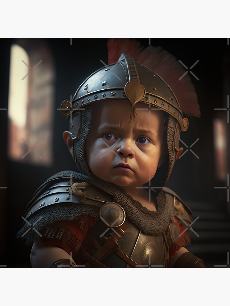 A Cute Gladiator Baby