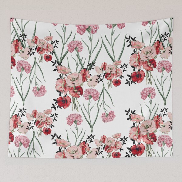 Item preview, Dramatic Florals (White) designed and sold by Zala Farah.