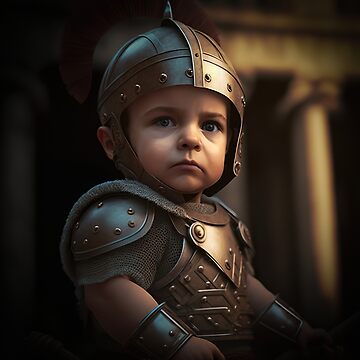 A Cute Gladiator Baby