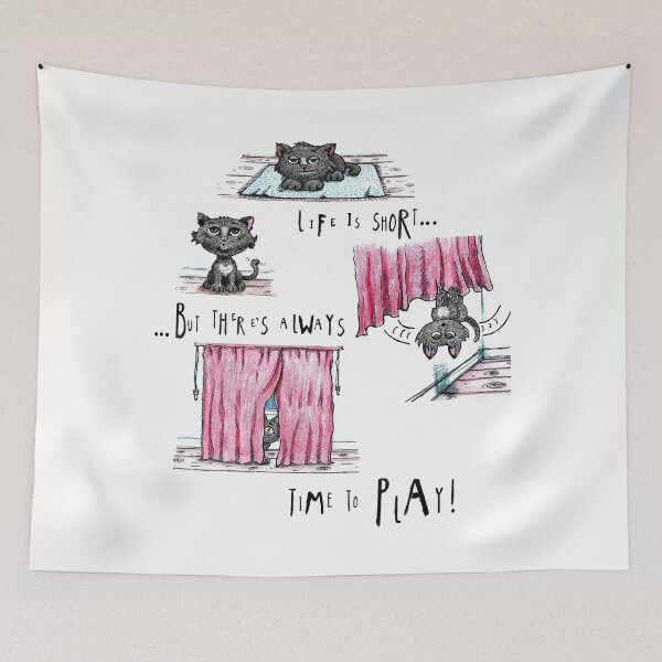 Item preview, Life is short...but theres always time to play! designed and sold by dizzycatbiz.
