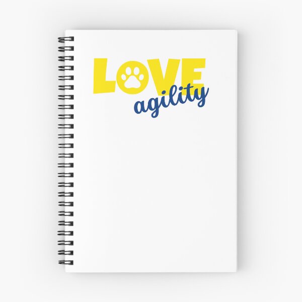 Item preview, Love agility in yellow and blue designed and sold by PausePapote.