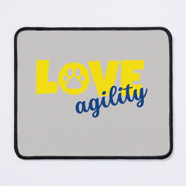 Item preview, Love agility in yellow and blue designed and sold by PausePapote.