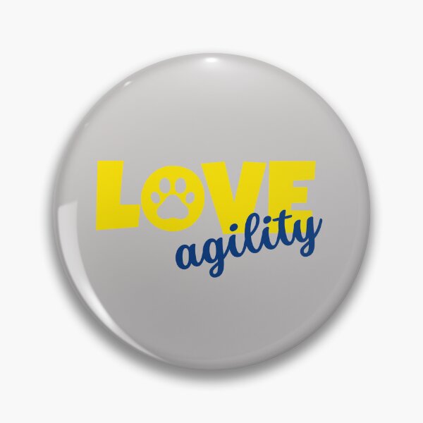 Item preview, Love agility in yellow and blue designed and sold by PausePapote.