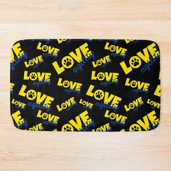 Item preview, Love agility in yellow and blue designed and sold by PausePapote.