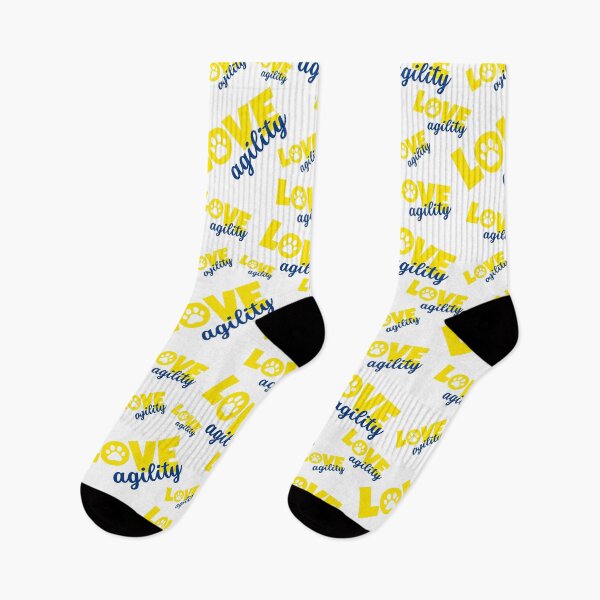 Item preview, Love agility in yellow and blue designed and sold by PausePapote.