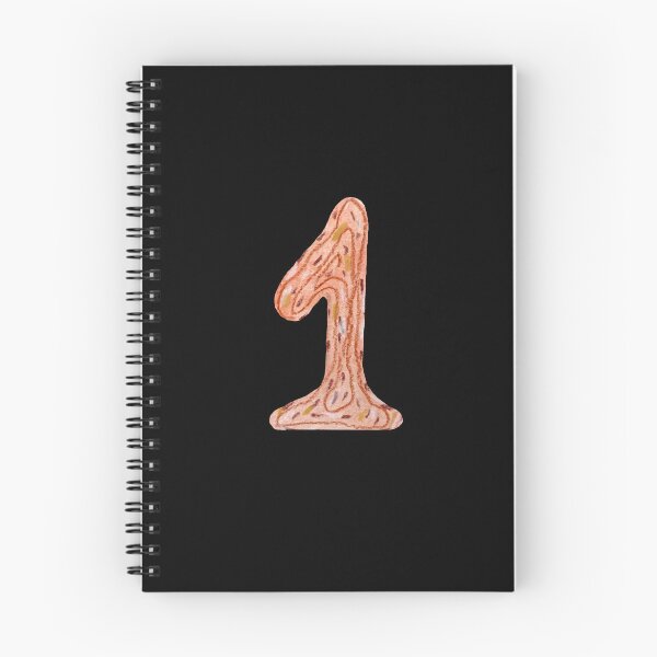 Item preview, Number one figure red textured watercolor sketch black designed and sold by Yana Mustafina | Boho Soulful Designs.