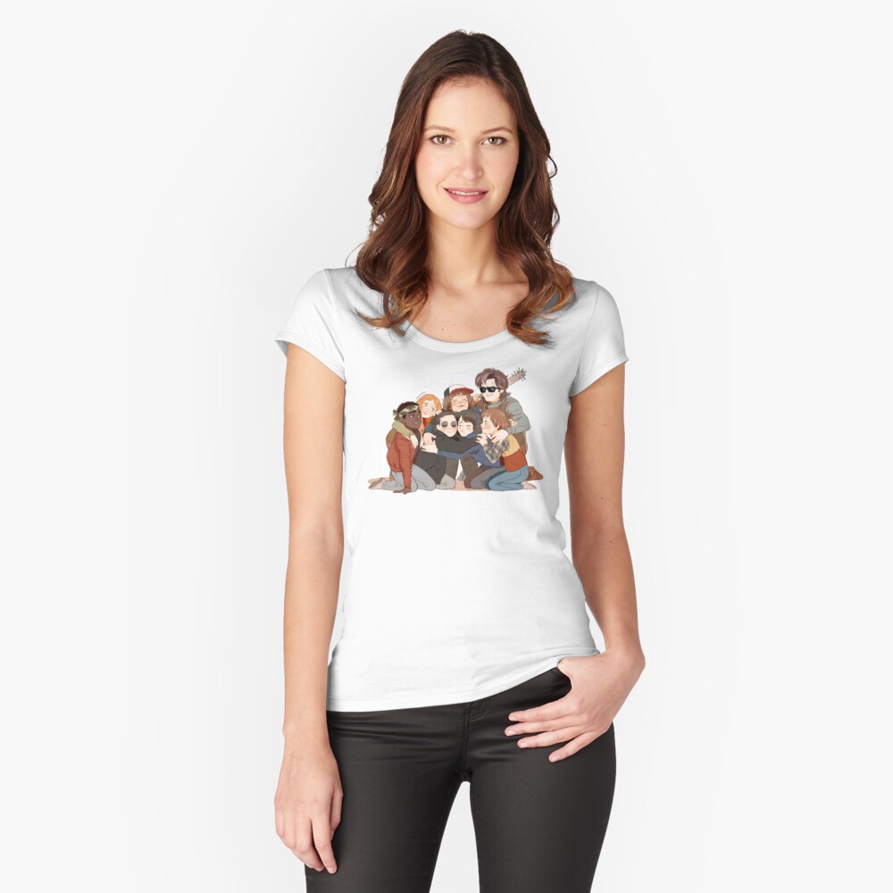 Item preview, Fitted Scoop T-Shirt designed and sold by sbilemi.