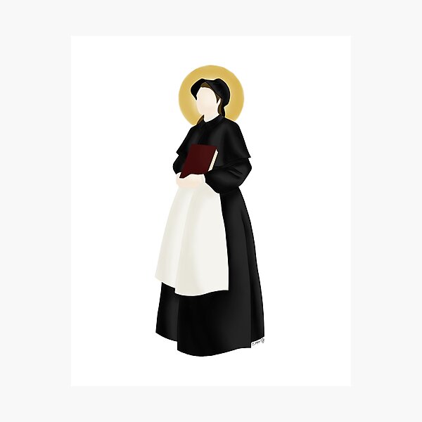 Item preview, Saint Elizabeth Ann Seton designed and sold by ManyBlessings.