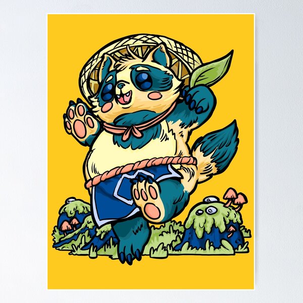 Item preview, Tricky Little Tanuki designed and sold by EireSeoulStudio.