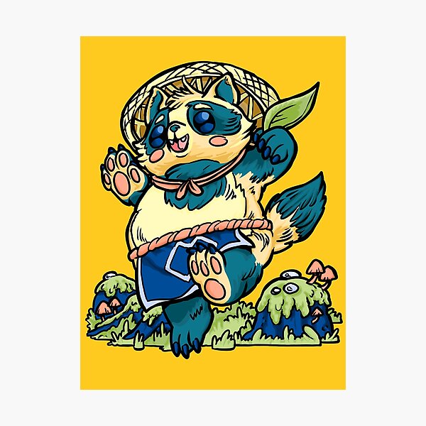 Item preview, Tricky Little Tanuki designed and sold by EireSeoulStudio.