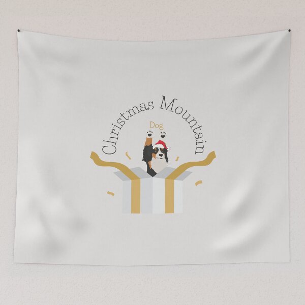 Item preview, Bernese Mountain Dog Inside Christmas Box designed and sold by SeasonalDogs.