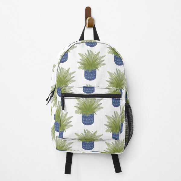 Item preview, Fern Indoor Houseplant with blue pot designed and sold by PaperieJennifer.