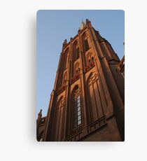Church in sunlight Canvas Print