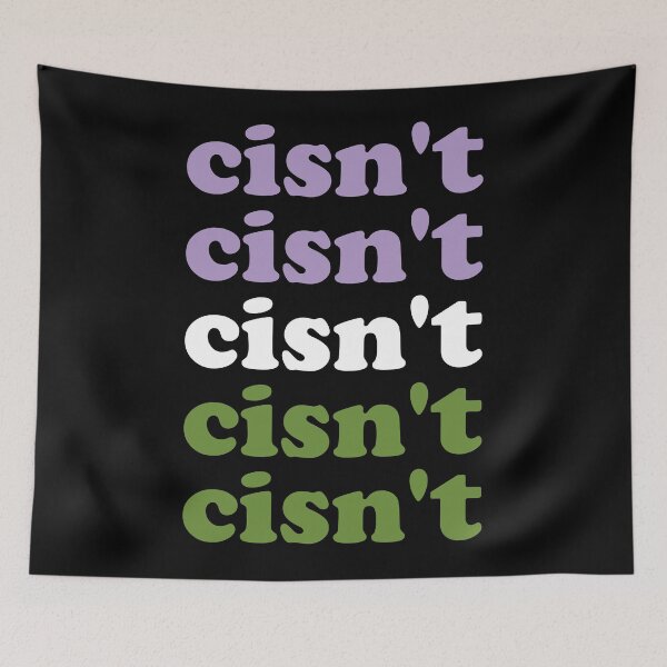 Item preview, Cisn't Gender Fluid Pride Flag Genderfluid Cisgender LGBTQ+ designed and sold by Queer Pride Shop.