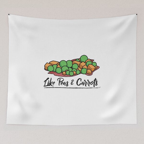 Item preview, Like peas and carrots designed and sold by Ataa Elhefny.