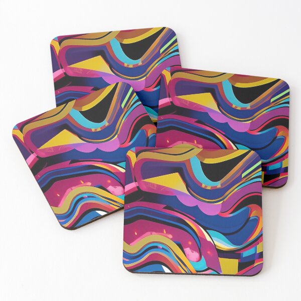 Item preview, Stained Glass Jewel Toned Modern Colorful Geometric Pattern designed and sold by CattlettArt.