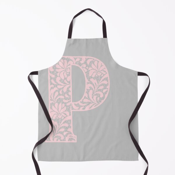 Item preview, The Letter P- Pink Lace Botanical Monogram designed and sold by Tasha-design.