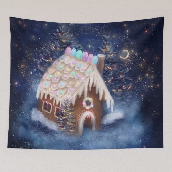 Item preview, Gingerbread House designed and sold by IcyArtShop.