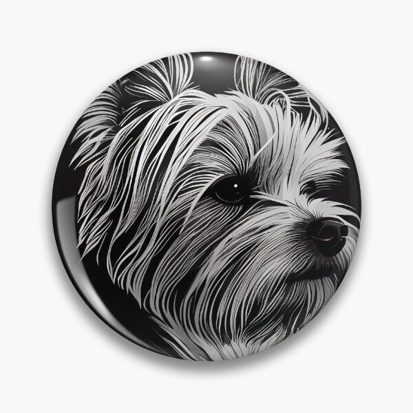Item preview, Biewer Terrier Elegant, Longhaired Puppy designed and sold by MimozaStudio.