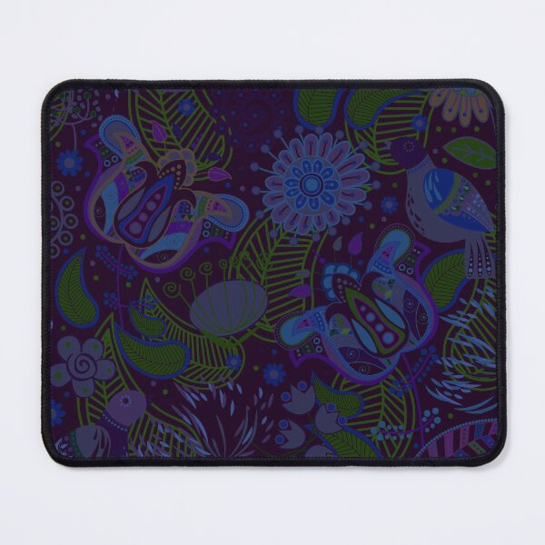 Item preview, Paisley Print "Birds Garden" Eggplant Paisley Colors designed and sold by OutshineAll.