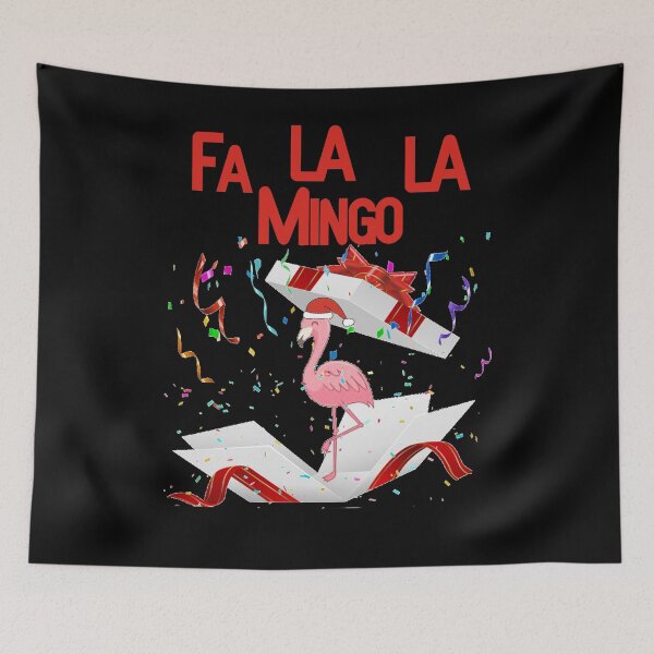 Item preview, Fa Lalala Mingo Flamingo Xmas Opened Gift Box designed and sold by DivineLiveShop.