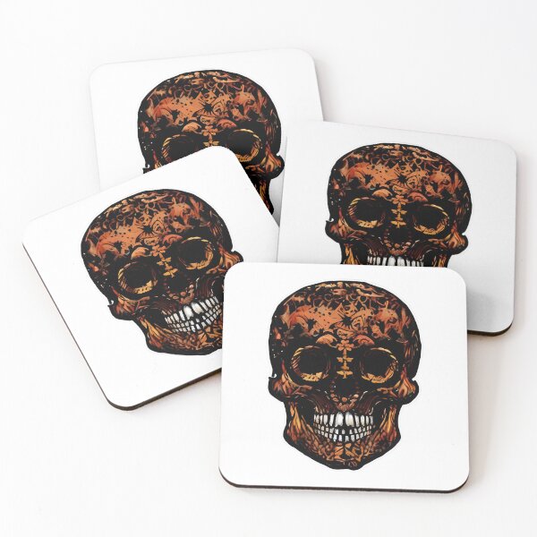 Item preview, Aesthetic Halloween Spooky Skull Artwork designed and sold by The Love Quill.