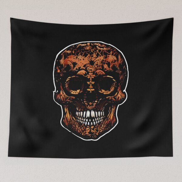 Item preview, Aesthetic Halloween Spooky Skull Artwork designed and sold by The Love Quill.