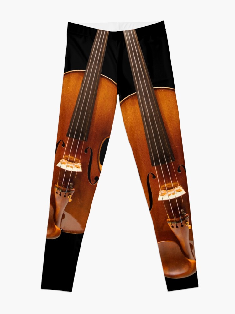 Spiral out of control with music on your Stradivarius violin Leggings for  Sale by TJ Devadatta Best