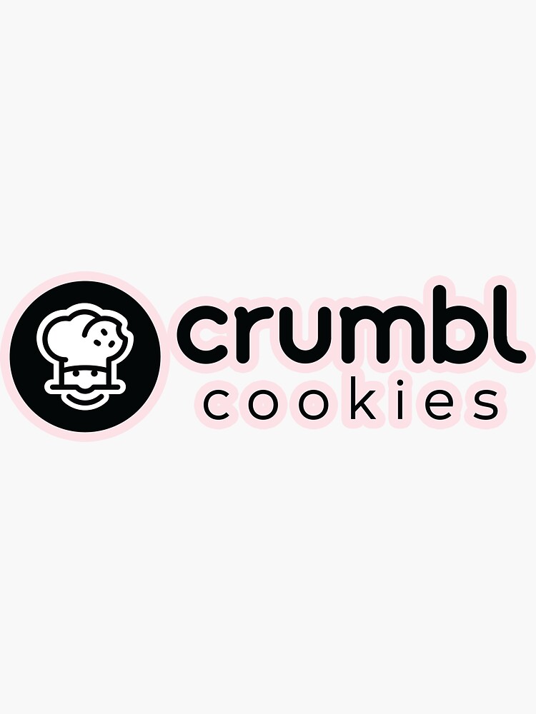 "Crumbl Cookies" Sticker for Sale by TheFoundSpace Redbubble